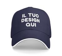 Tingwei Cappello Personalizzato, Berretto Personalizzati, Cappello da Baseball Personalizzabile con Foto/Logo/Testo, Cappello da Camionista Classico Personalizzato per Uomini e Donne