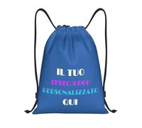 Tingwei Zaino Personalizzato,sacca sportiva personalizzati- Aggiungi Foto/Logo/Testo,borsone palestra per Uomo e Donna, Borsa da Nuoto per Bambini, Borsa a Sacca con Logo e Testo per Ogni Occasione