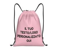 Tingwei Zaino Personalizzato,sacca sportiva personalizzati,con Foto/Logo/Testo,borsone palestra, Borsa da Sport per Uomo e Donna, Sacca Impermeabile con Coulisse, borsa piscina