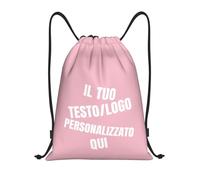 Tingwei Zaino Personalizzato,sacca sportiva personalizzati,per Uomo e Donna borsone palestra,Borsa Sportiva Impermeabile con Foto/Logo/Testo, borsa piscina per Bambini e Adulti.