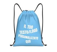 Tingwei Zaino Personalizzato,sacca sportiva personalizzati,per Uomo e Donna borsone palestra,Borsa Sportiva Impermeabile con Foto/Logo/Testo, borsa piscina per Bambini e Adulti.