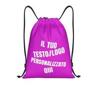 Tingwei Zaino Personalizzato,sacca sportiva personalizzati,per Uomo e Donna borsone palestra,Borsa Sportiva Impermeabile con Foto/Logo/Testo, borsa piscina per Bambini e Adulti.