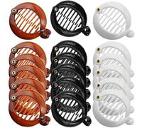 Tingyanyan 18 fermagli per capelli a banana da 6,3 cm, fermagli per capelli rotondi, fermagli per coda di cavallo, clip a forma di pesce, adatti per donne e ragazze.