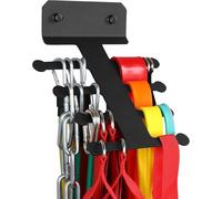 Tingyanyan Rack di stoccaggio della fascia di resistenza adatto per attrezzature fitness, cinghie di trazione, corde per saltare e stoccaggio della palestra domestica