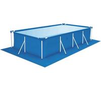 Tingyanyan Tappetino per piscina, 2,5 x 3,4 m, pieghevole, in polietilene, fondo rettangolare, adatto per tutti i tipi di membrane gonfiabili per pavimenti di piscine