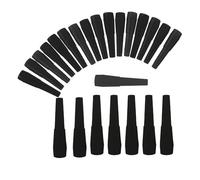 Tingyilan 300pcs Bocca per Narghilè, Punte per Narghilè in plastica, bocchino per bocchino monouso in plastica sicura per Confezione Individuale 53x11mm,Nero