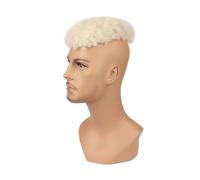 Tingyilan Afro Puff Hair Topper Corto Afro Crespo Parrucche Ricci Parrucche Sintetiche, Toupee Clip in Top Pezzi di Capelli Estensioni dei Capelli,613