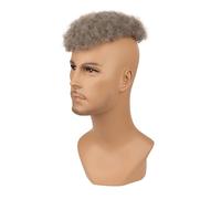 Tingyilan Afro Puff Hair Topper Corto Afro Crespo Parrucche Ricci Parrucche Sintetiche, Toupee Clip in Top Pezzi di Capelli Estensioni dei Capelli,70c