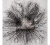 Tingyilan Capelli Privati Finti Fatti A Mano Pieni Dei Capelli Del Merletto Invisibile Realistico Peli Del Corpo, Aggiungendo Volume Peli Pubici Per Uomini E Donne,Nero,One Size