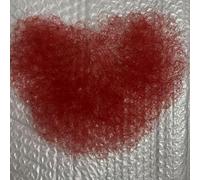 Tingyilan Capelli Privati Finti Fatti A Mano Pieno Pizzo Biniki Capelli Proteina Fibra di Seta Colorato Peli Del Corpo Aggiungendo Volume Dei Capelli Per Le Donne Degli Uomini,Rosso,One Size