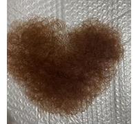 Tingyilan Capelli Privati Finti Fatti A Mano Pieno Pizzo Biniki Capelli Proteina Fibra di Seta Colorato Peli Del Corpo Aggiungendo Volume Dei Capelli Per Le Donne Degli Uomini,Marrone,One Size