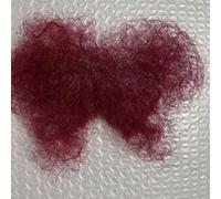 Tingyilan Capelli Privati Finti Invisibili Realistici Capelli Pubici Finti Bikini Costume Peli Del Corpo, Bambola Di Silicone Corpo Peli Pubici, Baffi Finti,Winered,One Size