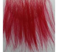 Tingyilan Capelli privati finti, peli del corpo colorati bikini realistici invisibili per uomini e donne, peli pubici in fibra ad alta temperatura di simulazione fatti a mano,Rosso