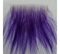 Tingyilan Capelli privati finti, peli del corpo colorati bikini realistici invisibili per uomini e donne, peli pubici in fibra ad alta temperatura di simulazione fatti a mano,Viola