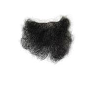 Tingyilan Donne Uomini Capelli Pubici Falsi, Mini Pizzo Completo Capelli Privati Finti Traspirante Morbido Simulato Sicuro per la Casa,Nero,One Size