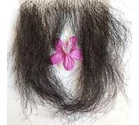 Tingyilan Finti capelli privati fatti a mano simulazione di capelli femminili finti petto baffi finti per uomini e donne aspetto naturale sexy capelli del corpo capelli ascella