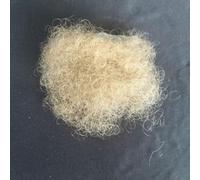 Tingyilan Finti Capelli Privati, Fatto A Mano Invisibile Realistico Capelli Del Corpo Pieno Pizzo Falso Petto Capelli Marrone Chiaro Con Nastri 2Pcs,D'oro,One Size