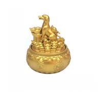 Tingyilan Ornamenti Feng Shui Zodiacali Tradizionali Cinesi, Ricchezza e Buona Fortuna, Rotatore di Decompressione Rotante, Decorazione Desktop per L'home Office,Dog
