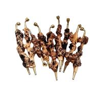 Tingyilan Pipa da Fumo 20 cm, Accessori per Pipa Lunga in Legno Naturale Fatto a Mano in Legno per Lo Stile Unico, Progettato per i Fumatori di Pipa