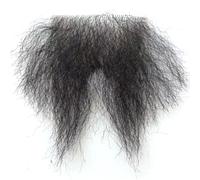 Tingyilan Realistico naturale nero falso privato capelli sexy corpo capelli ascella capelli petto baffi finti costume festa, parrucche ricci sintetici Halloween Cosplay