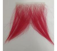 Tingyilan Simulazione di peli pubici finti da donna Peli pubici Adesivi per peli del corpo con effetto reale Colore rosso Adesivi invisibili naturali