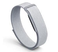 TingYR Cinturini Compatibile con Google Fitbit Air, Cinturino Orologio in Nylon Intrecciato, Morbido e Confortevole, Traspirante. Grigio Chiaro
