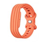 TingYR Cinturini Compatibile con Google Fitbit Air, Silicone, Morbido e Confortevole, Traspirante. Arancione Acceso