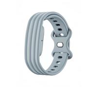 TingYR Cinturini Compatibile con Google Fitbit Air, Silicone, Morbido e Confortevole, Traspirante. Grigio Chiaro