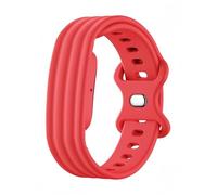 TingYR Cinturini Compatibile con Google Fitbit Air, Silicone, Morbido e Confortevole, Traspirante. Rosso