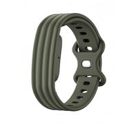 TingYR Cinturini Compatibile con Google Fitbit Air, Silicone, Morbido e Confortevole, Traspirante. Verde Oliva Scuro