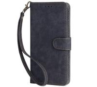 TingYR Cover Compatibile con Tecno Camon 50 PRO, Flip Custodia Carte di Credito con Spazzola Antifurto, Supporto Regolabile Fit Cover.Nero