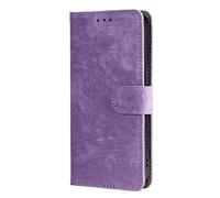 TingYR Cover Compatibile con Tecno Camon 50 PRO, Flip Custodia Carte di Credito con Spazzola Antifurto, Supporto Regolabile Fit Cover.Viola