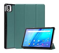 TingYR Cover per TCL NxtPaper 10s Custodia Tablet, Pelle, Supporto Pieghevole, Protezione all-Inclusive, Custodia per TCL NxtPaper 10s.(Verde Scuro)