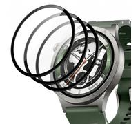 TingYR Protettore Schermo Compatibile con OnePlus Watch 4, 3 Pezzi Pellicola Protettiva Morbida, Copertura Integrale, Senza Bolle, Anti-Graffio, Antishock. Nero