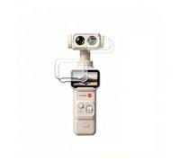 TingYR Vetro Temperato Protettivo Compatibile con Insta360 Luna Ultra, 2x Proteggi Schermo + 2x Proteggi Obiettivo, Antishock, Antigraffio, Senza Bolle. Transparent