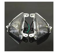 TINGYUS Moto Anteriore Faro Per Kawasaki Z1000 2007 2008 2009 2010 2011 2012 2013 Indicatori Di Direzione Anteriori Per Motociclette Lente Indicatore Di Direzione Motociclo Faro(Smoke Lens)