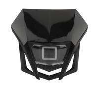 TINGYUS Moto Anteriore Faro Per Suzuki Per DRZ85 Per DRZ125 Per DRZ250 Per RMZ85 Per RMZ125 Per RMZ250 RM85 RM125 RM250 Piastra Faro Per Moto A LED 12V Motociclo Faro(Nero)