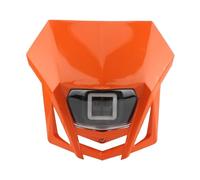 TINGYUS Moto Anteriore Faro Per Suzuki Per DRZ85 Per DRZ125 Per DRZ250 Per RMZ85 Per RMZ125 Per RMZ250 RM85 RM125 RM250 Piastra Faro Per Moto A LED 12V Motociclo Faro(Orange)