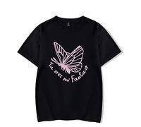 Tini Stoessel Tu Eres Mi Fantasy Tour T-Shirt Unisex Casual Moda Girocollo Manica Corta Retro Classic Tee, Nero , 3XL