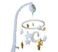 TINITIGIES Luna con nuvole e stelle Baby Mobile per culla