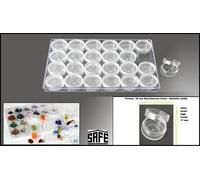 Pillola Medicinali Acrilico XL + 24 Rund-Dosen 35mm Safe 5252 240x160x25