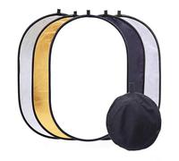 TINMAGI 5 in1 Riflettore Fotografico, 100x150cm Diffusore di Luce, Riflettore Luminoso Pieghevole Portatile Fotografia con Borsa di Trasporto, per Ritratto Foto Selfie Matrimonio Illuminazione Esterna