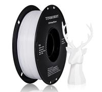 TINMORRY Filamento PLA 1,75 mm, filamento di stampa 3D PLA rapido, compatibile con la maggior parte delle stampanti 3D FDM, 1 KG 1 bobina, Bianco