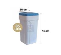 Tino salamoia quadrato da 85 litri con coperchio