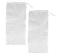 Tinoaly 2 Sacchetti Filtro di Ricambio, 55x26,8 cm Sacchetti Filtro per Piscina a Maglia Fine da 250 Micron e 75 Micron Set di Aspirapolvere in Nylon per una Pulizia Efficiente Della Piscina