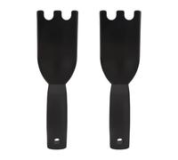 Tinoaly 2pz Raschietti Universali per Griglia George Foreman e la Maggior Parte delle Griglie Interne Scanalate, Strumento di Pulizia in Nylon Resistente al Calore Impugnatura Comoda con Scanalature