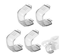 Tinoaly 4pz Copriobiettivo per DJI Neo, Copertura Protettiva Antigraffio Gimbal Accessorio per Scatola di Protezione Obiettivo Antipolvere Compatibile con DJI Neo (Nero Trasparente)