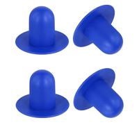 Tinoaly 4pz Tappi per Piscina Fuori Terra, Gomma Fori di Filtri e Pompe Tappi a Muro Piscina per Intex (Blu)