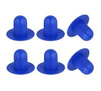 Tinoaly 6pz Tappi per Piscina Fuori Terra, Gomma Fori di Filtri e Pompe Tappi a Muro Piscina per Intex (Blu)