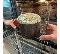TINO'S L AMICO DEL PIROTTINO 4 Spilloni per Pantettoni e Colombe Autoportanti + 5 Pirottini per Panettone da 1 kg - Strumenti Professionali per Lievitati Artigianali e Dolci Fatti in Casa
